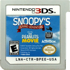 Snoopy's Grand Adventure - Cart - Front Image