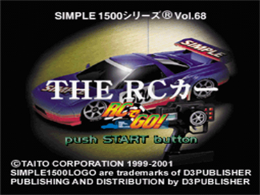 RC de GO! - Screenshot - Game Title Image