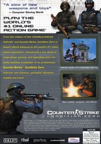 Counter-Strike: Condition Zero - Box - Back Image