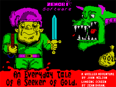 An Everyday Tale of a Seeker of Gold - Screenshot - Game Title Image