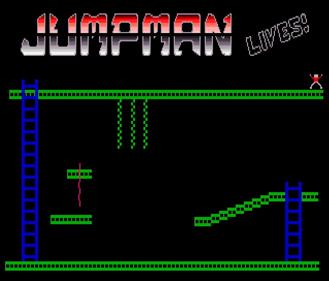 Jumpman Lives! - Screenshot - Game Title Image