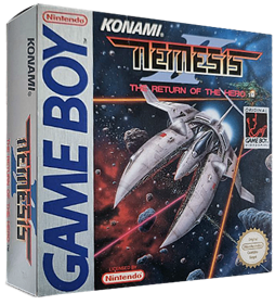 Gradius: The Interstellar Assault - Box - 3D Image