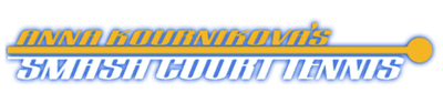 Anna Kournikova's Smash Court Tennis - Clear Logo Image