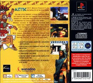 Aztec: The Curse in the Heart of the City of Gold - Box - Back Image