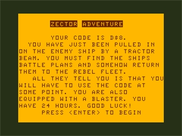 Zector Adventure - Screenshot - Game Title Image