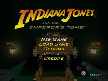 Indiana Jones and the Emperor's Tomb - Screenshot - Game Select Image