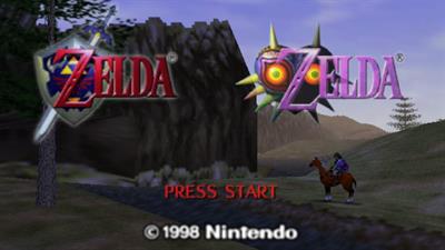 The Legend of Zelda: Ocarina of Time + Majora's Mask Randomizer - Screenshot - Game Title Image