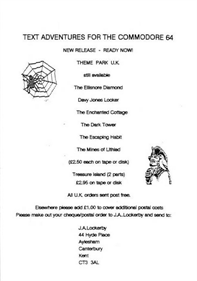 Davy Jones Locker - Advertisement Flyer - Front Image