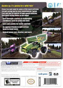 Maximum Racing: Sprint Cars - Box - Back Image