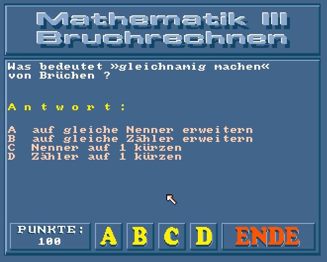 Mathematik 3 : Bruchrechnen