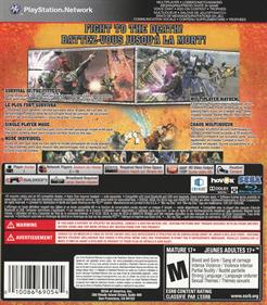 Anarchy Reigns - Box - Back Image