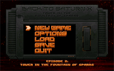 Back to Saturn X Episode 2: Tower in the Fountain of Sparks - Screenshot - Game Select Image