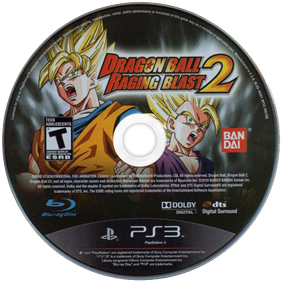 Dragon Ball: Raging Blast 2 - Disc Image