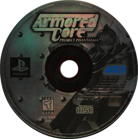 Armored Core: Project Phantasma - Disc Image