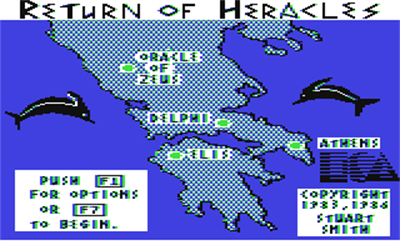 The Return of Heracles - Screenshot - Game Title Image