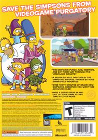 The Simpsons Game - Box - Back Image