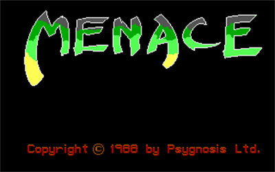 Menace - Screenshot - Game Title Image