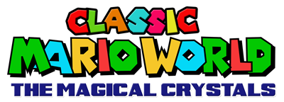 Classic Mario World: The Magical Crystals - Clear Logo Image