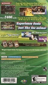 Yu-Gi-Oh! GX: Tag Force - Box - Back Image