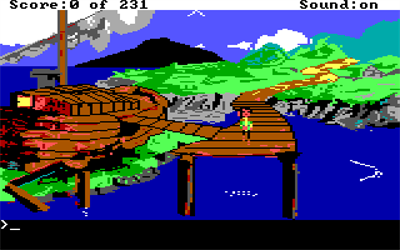 King's Quest VI AGI Demake - Screenshot - Gameplay Image