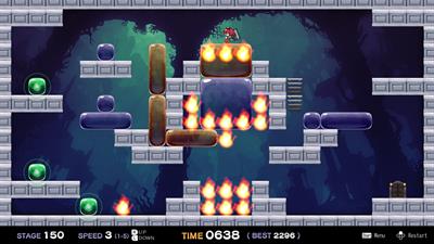 Crash Puzzle Hammer-San - Screenshot - Gameplay Image