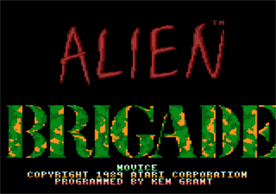 Alien Brigade - Screenshot - Game Title Image