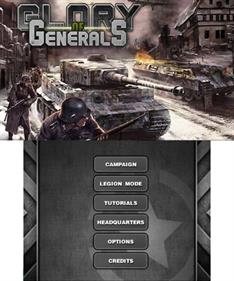 Glory of Generals - Screenshot - Game Title Image