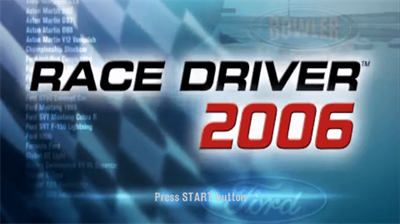 Race Driver 2006 - Screenshot - Game Title Image