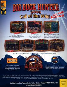 Big Buck Hunter 2006: Call of the Wild - Advertisement Flyer - Front Image