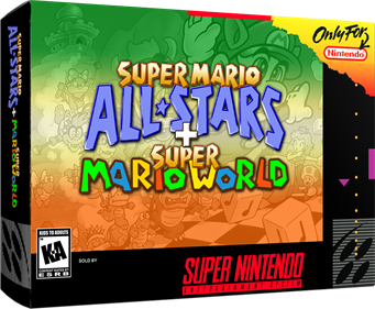 Super Mario All-Stars / Super Mario World - Box - 3D Image