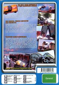 TrackMania Original - Box - Back Image