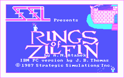 Rings of Zilfin - Screenshot - Game Title Image