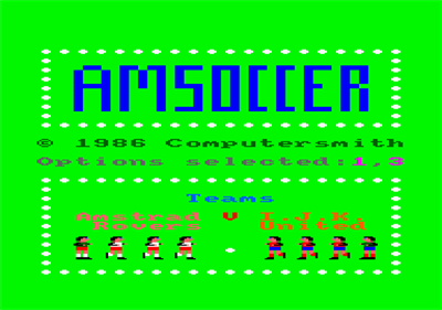 Amsoccer - Screenshot - Game Title Image