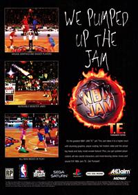 NBA Jam Tournament Edition - Advertisement Flyer - Front Image
