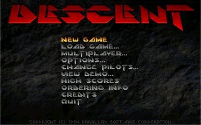 Descent - Screenshot - Game Select Image