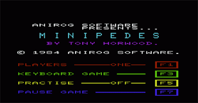 Minipedes - Screenshot - Game Title Image