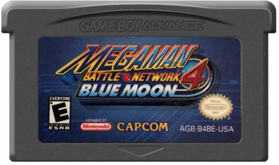 Mega Man Battle Network 4: Blue Moon - Cart - Front Image