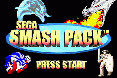 Sega Smash Pack - Screenshot - Game Title Image
