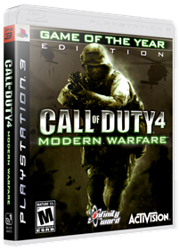 Call of Duty 4: Modern Warfare - Box - 3D Image