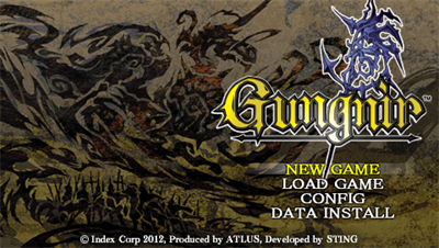 Gungnir - Screenshot - Game Title Image