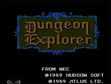 Dungeon Explorer - Screenshot - Game Title Image