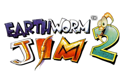 Earthworm Jim 2 - Clear Logo Image