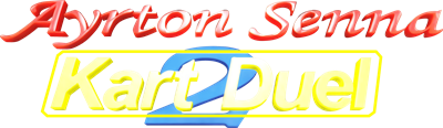 Ayrton Senna Kart Duel 2 - Clear Logo Image