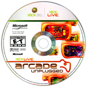 Xbox Live Arcade Unplugged: Volume 1 - Disc Image