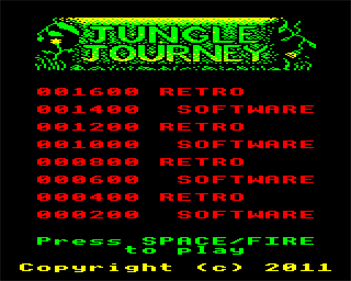 Jungle Journey - Screenshot - Game Select Image