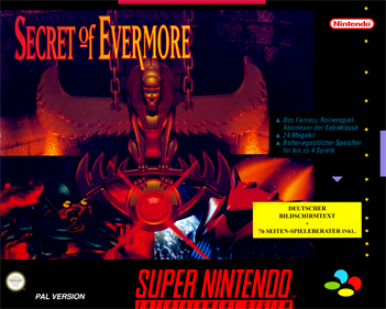 Secret of Evermore - Box - Front Image