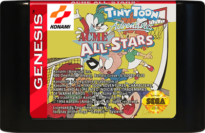 Tiny Toon Adventures: ACME All-Stars - Cart - Front Image