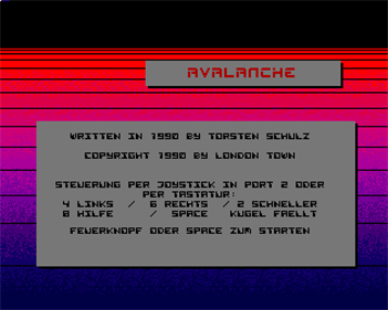 Avalanche - Screenshot - Game Title Image