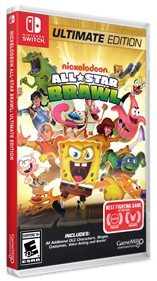 Nickelodeon All-Star Brawl - Box - 3D Image