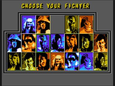 Mortal Kombat II (Hummer Team) - Screenshot - Game Select Image